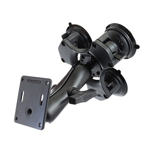 RAM® Twist-Lock™ Három Tapadókorongos Tartó 75x75mm VESA Lemez