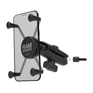 RAM® X-Grip® Nagy Telefon Tartó Grab Fogantyú & A-Pillar M6 Csavar Alap