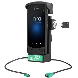 GDS® Zárható Töltős Dokkoló + USB-A – Zebra EC50/55