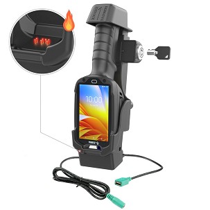 RAM® Zárható Töltős Dokkoló + Egyes USB-A – Zebra TC8300 - Heated csapok