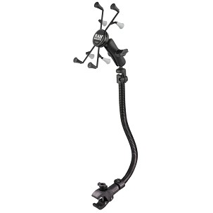 RAM® X-Grip® Wheelchair Leg Rail Mount for 7"-8" Tablets
