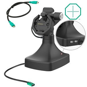 GDS® Uni-Conn™ Töltős Zárható Dönthető & Forgó Dokkoló USB-C + Adat