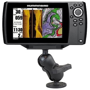 RAM® Csavarral Rögzíthető Dupla Golyóscsuklós Tartó – Humminbird Helix 7 - Rövid