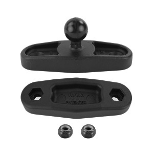 RAM® Négyzetes Oszlopbilincs Alap – oszlopok up to 3" Wide Nélkül csavarok