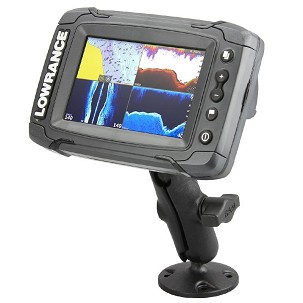 RAM® Kompozit Dupla Golyóscsuklós Tartó – Lowrance Elite-4 & Mark-4 Sorozat