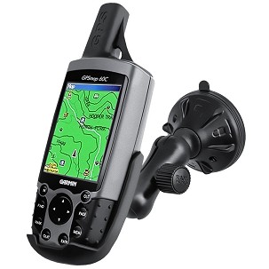 RAM® Twist-Lock™ Alacsony Profilú Tapadókorong Tartó – Garmin GPS 60 + és egyebekhez