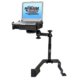 RAM® No-Drill™ Laptop Tartó – '90-95 Chevy Caprice + és egyebekhez