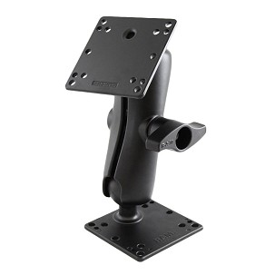 RAM® Dupla Golyóscsuklós Tartó Két 100x100mm VESA Lemezs