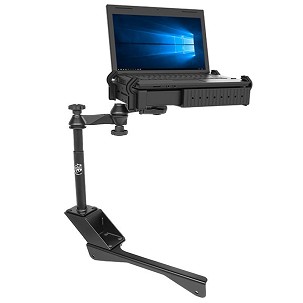 RAM® No-Drill™ Laptop Tartó – '06-10 Dodge Töltő (Non-Police) + és egyebekhez