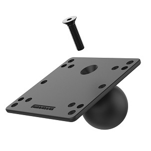 RAM® Acél Megerősített 100x100mm VESA Lemez Golyócsukló - D Méretű