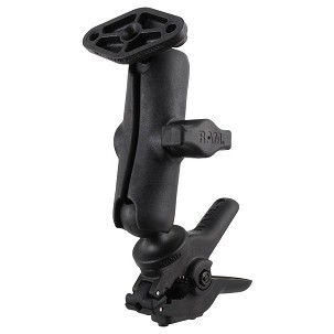 RAM® Tough-Clamp™ Kis Dupla Golyócsukló tartó Rombusz-mintás Lemez