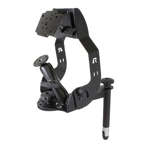 RAM® MDT Kijelző Tartó Hosszú Karimás, Golyóscsuklós Tartó & 8" Felső Rúd