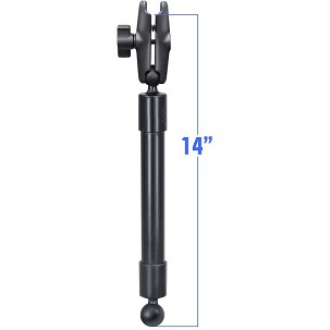 RAM® 14" PVC Cső Hosszabbító Golyócsukló Ends & Dupla Aljzat Kar