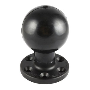 RAM® Large Round Plate with 6-Hole Pattern and Ball - E Size