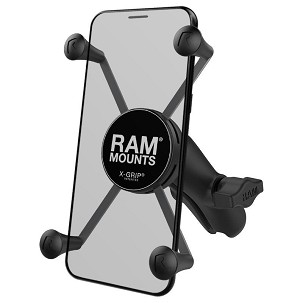 RAM® X-Grip® Nagy Telefon Tartó Kompozit Dupla Aljzat Kar