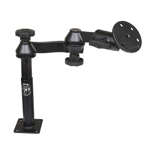 RAM® Tele-Pole™ 4" & 7" Rudak, Lengő Karok & Nagy Kerek Alaplap