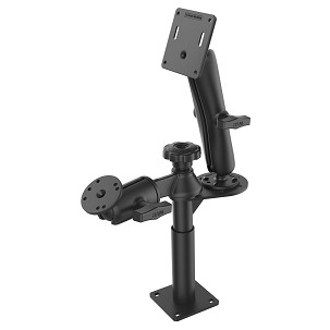 RAM® Tele-Pole™ 4” & 5” Rudak és Dupla Golyócsukló 75x75mm VESA Tartó
