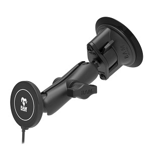 RAM® Twist-Lock™ Tapadókorongos Tartó RAM® Qi2 15W Vezeték nélküli Töltő